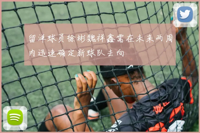 留洋球员徐彬魏祥鑫需在未来两周内迅速确定新球队去向